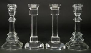 Photos of lucite crystal and glass - Lucite candlestick holders.jpg